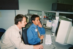 Landon Sanders and Chris Moore